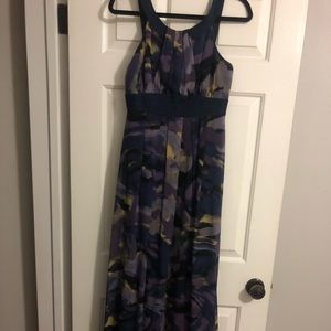 BCBG multicolor maxi gown